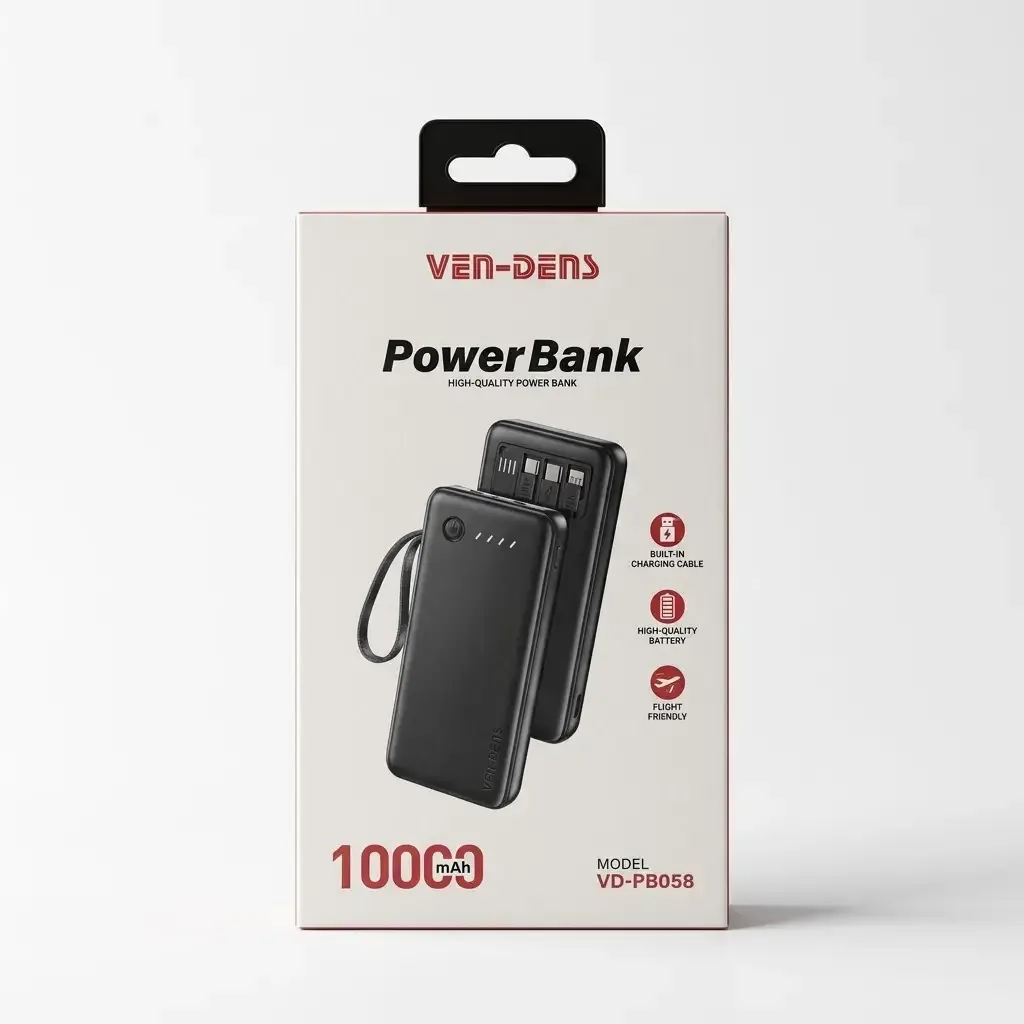 VEN-DENS 10000mAh Power Bank (VD-PB058)