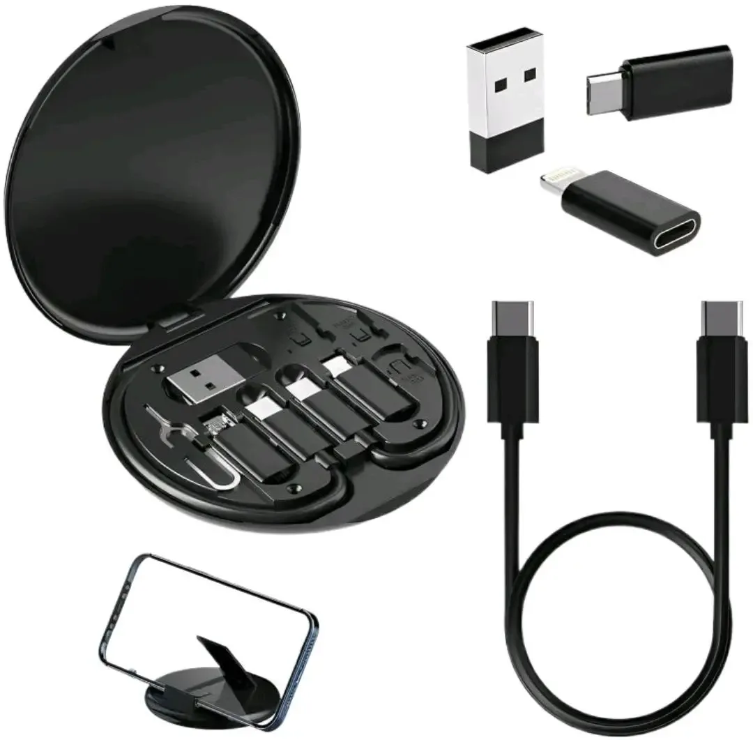 6-in-1 Wireless Charger & Card Holder
